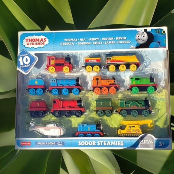 thomas & friends trackmaster sodor steamies train engines set
